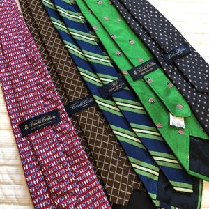 SOLD! $400 LOT of 5 Brooks Brothers Ties